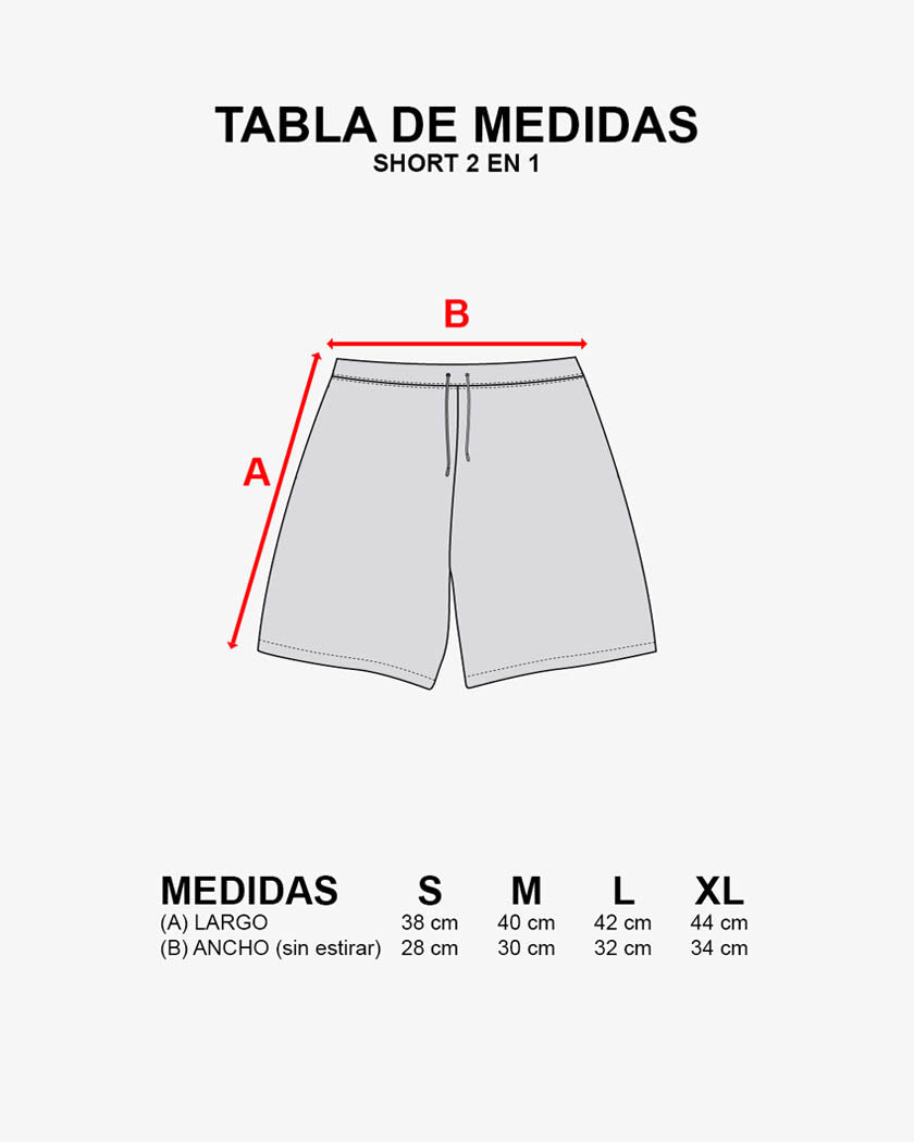 Short 2 en 1