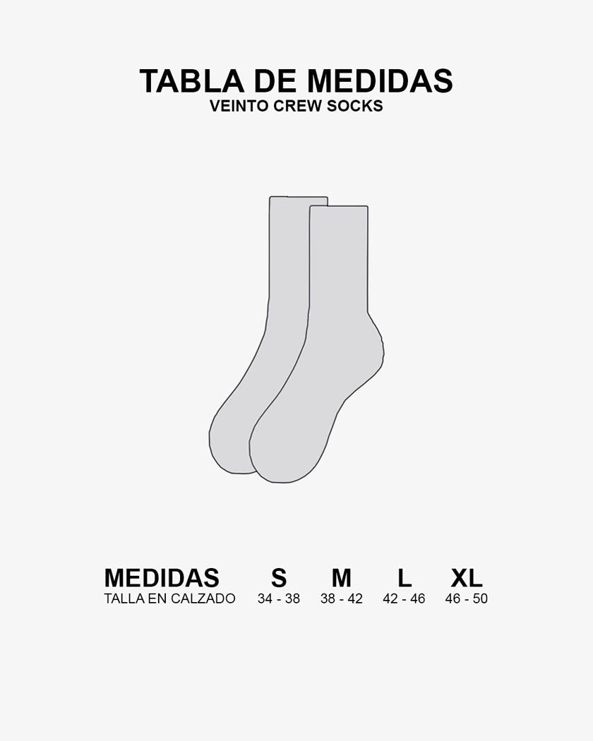Veinto Crew Socks (3 pares)